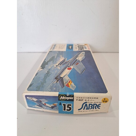 NOB Hasegawna A15 1:72 Scale Japanese Sabre F-86F Fighter Jet Airplane Model Kit - Picture 6 of 11